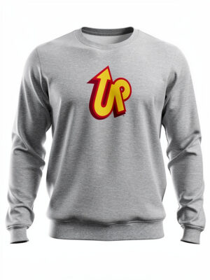 UP BLUSAO MOLETON TODAS AS SERIES. CINZA MESCLA