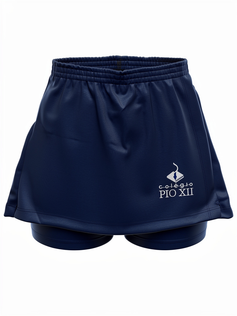Pio XII short saia de helanca